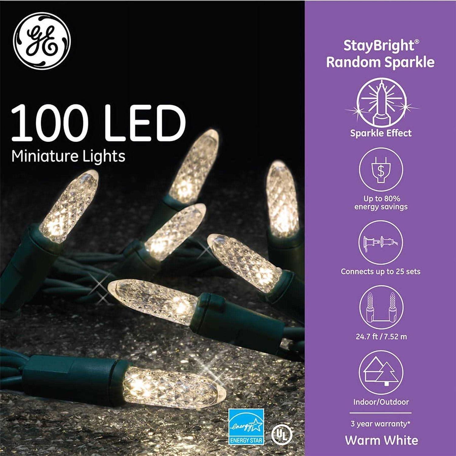 GE StayBright Random Sparkle 100 LED Miniature Lights - Image 5