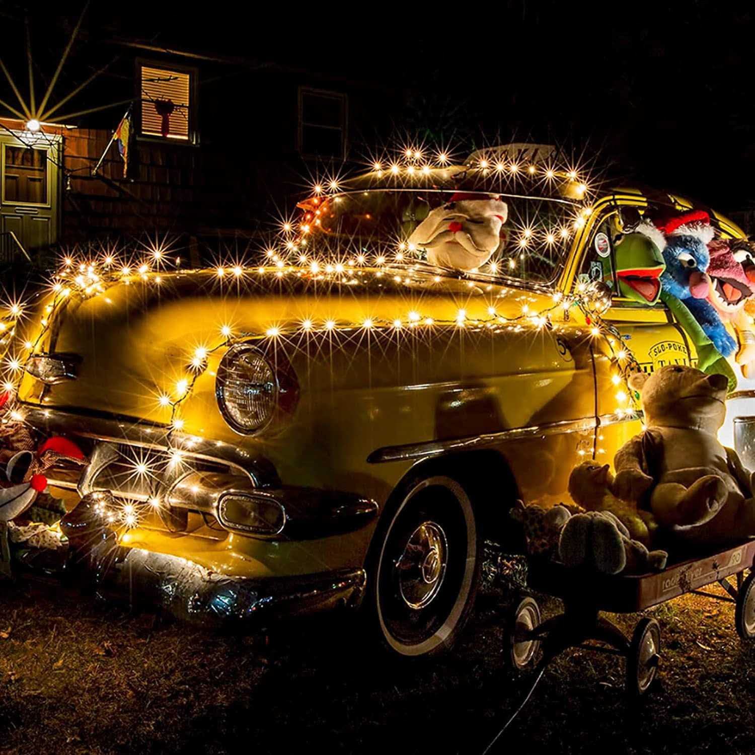 Minetom Clear Christmas String Lights 100 Count 25 Feet Incandescent Bulb Mini Lights for Indoor Tree Garland Birthday Wedding Party - Image 3