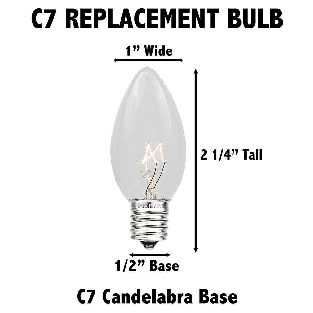 Novelty Lights C7 Outdoor Christmas Replacement Bulbs - Image 3
