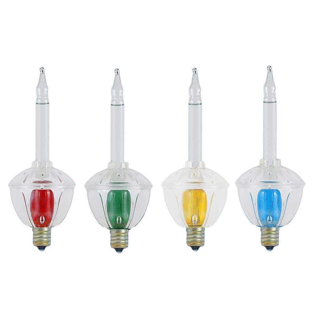Novelty Lights 7 Light Traditional Christmas Bubble Light Set - Image 5