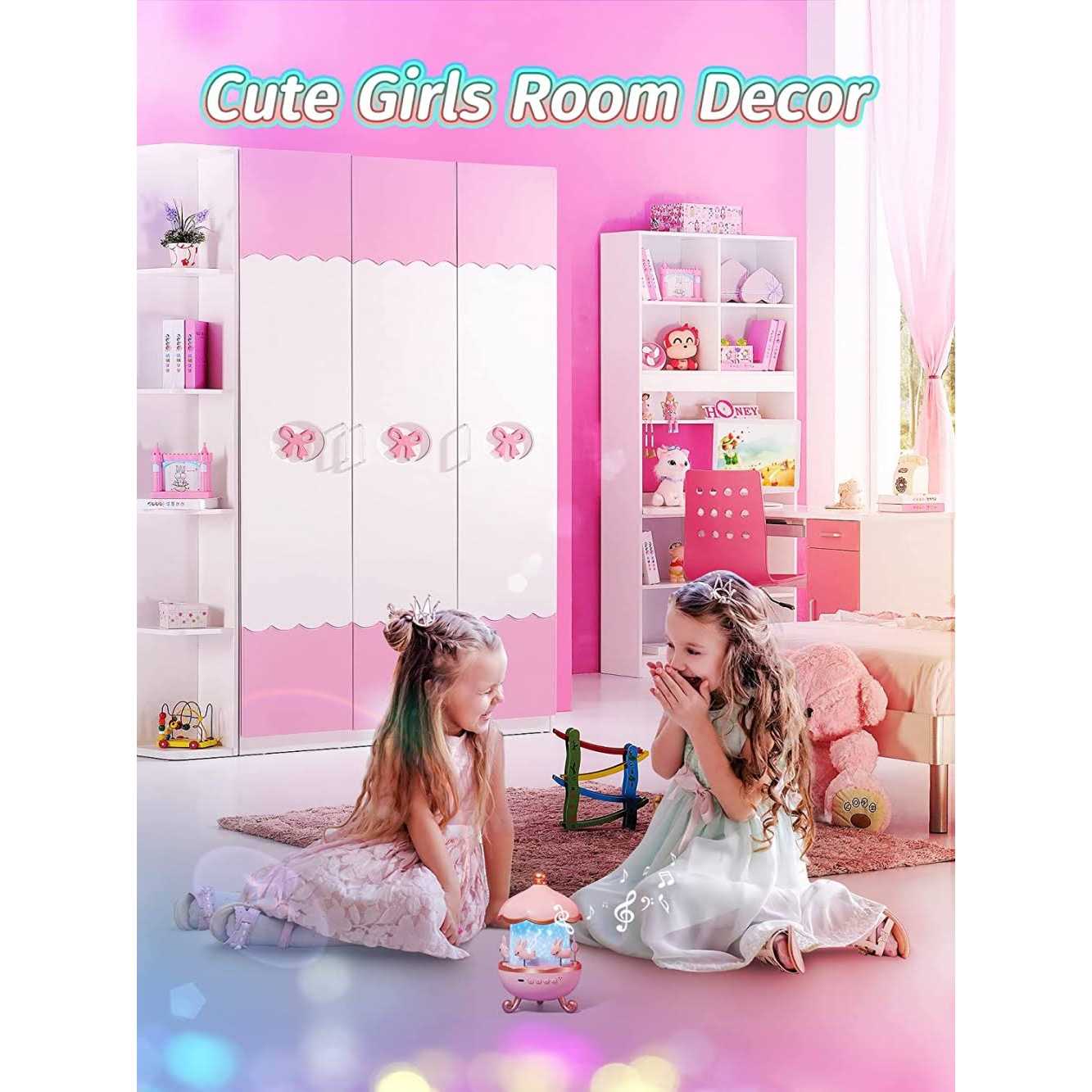 One Fire Night Light for Kids Room Decor 72 Light Modes Sound Machine Baby Night Light Projector - Image 3