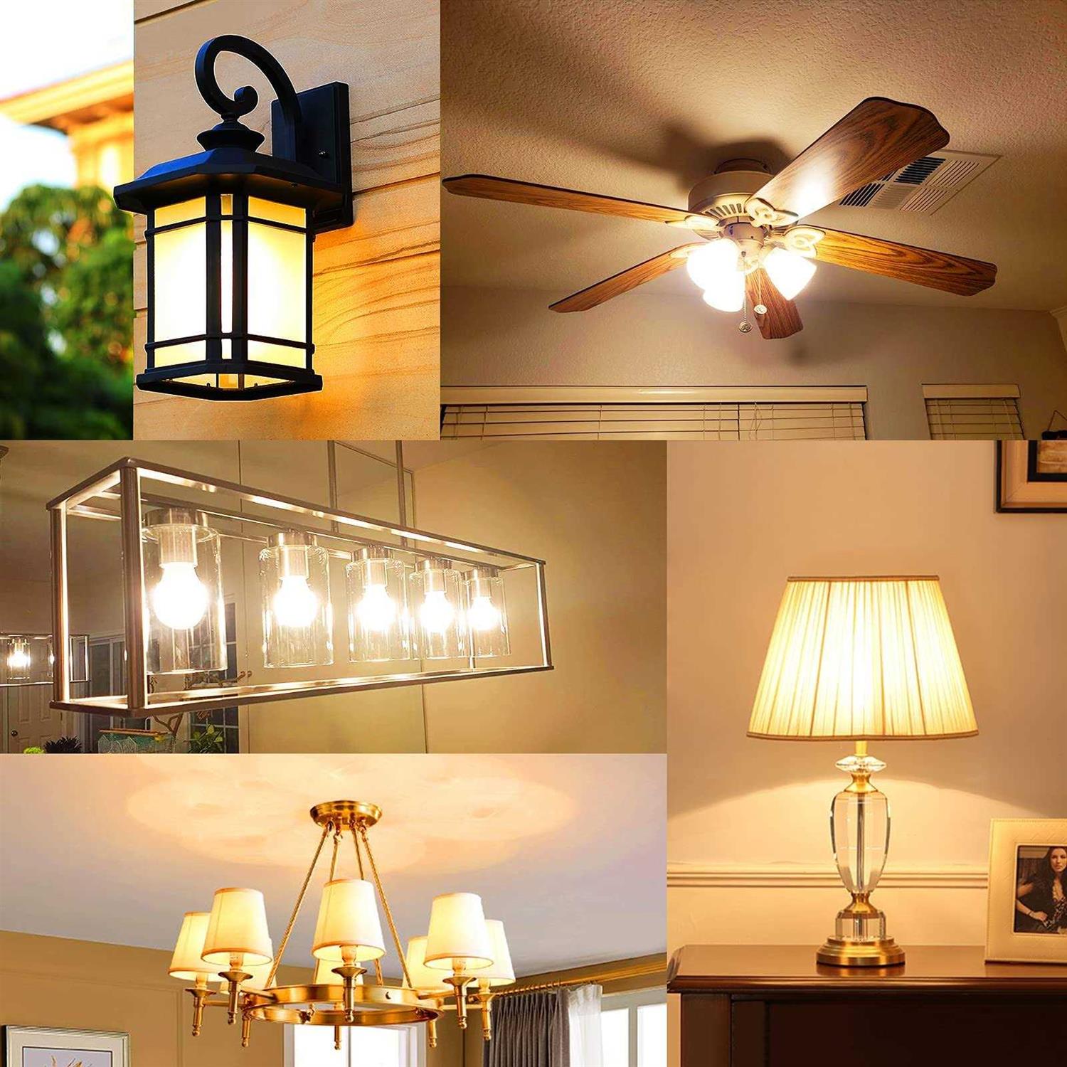 GOSCHE E12 LED Light Bulbs 60 Watt Equivalent - Image 4