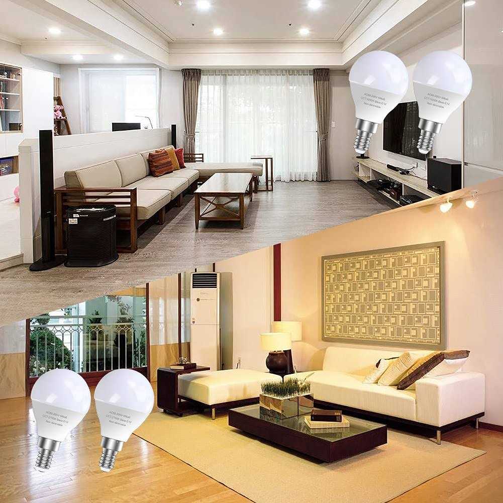 GOSCHE E12 LED Light Bulbs 60 Watt Equivalent - Image 5