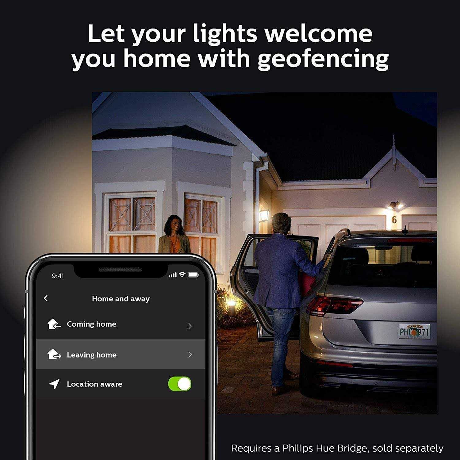 Philips Hue White Smart PAR38 Light Bulb - Image 3