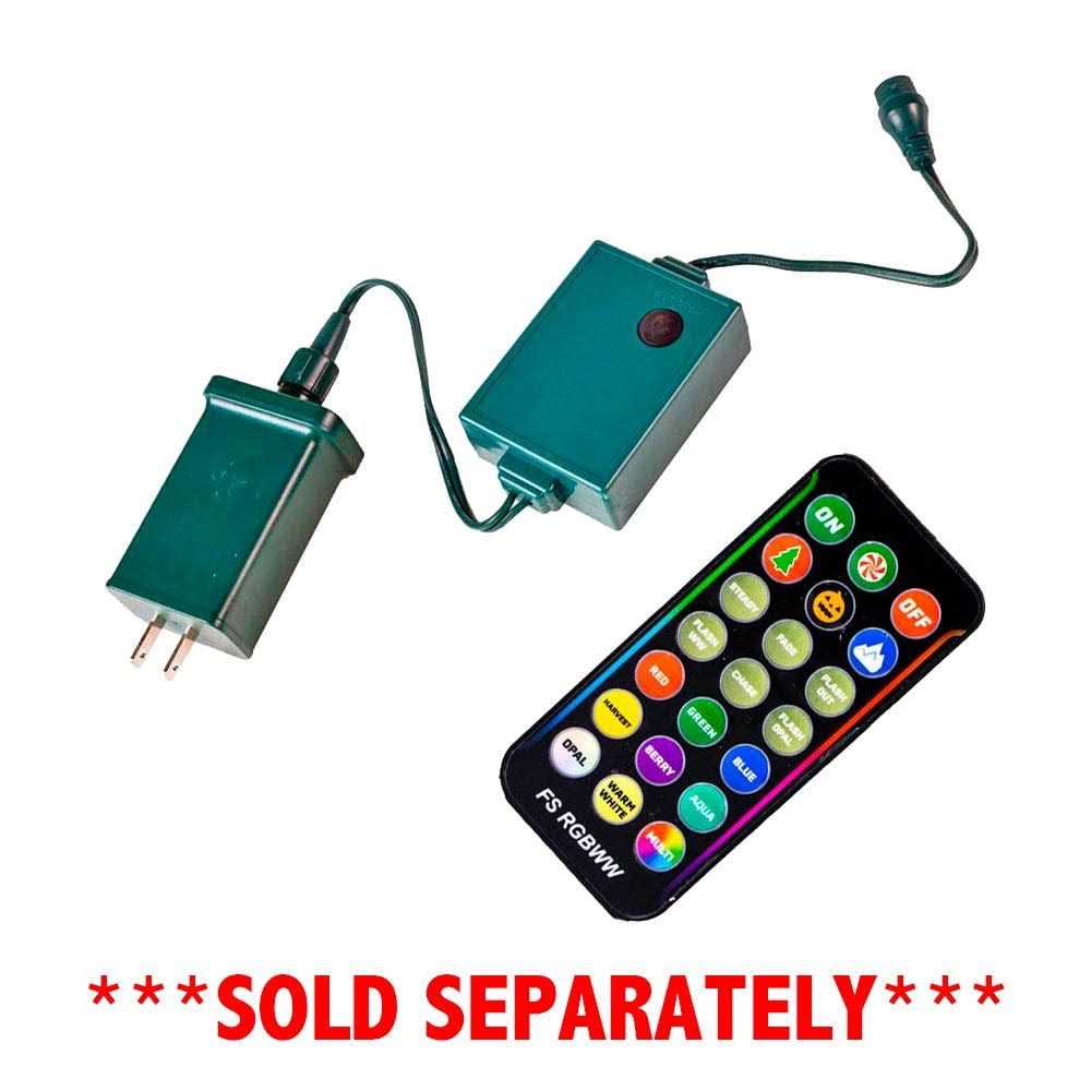 Novelty Lights Power Supply With Remote For Color Changing Coaxial RGB + Warm White LED Mini Lights - Image 4