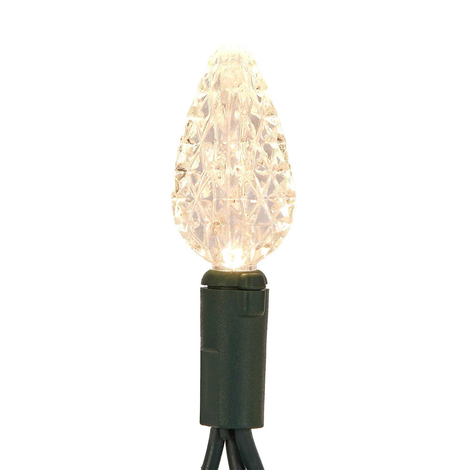 GE Energy Smart 150-Count 49.6-ft White LED Plug-In Christmas String Lights - Image 3