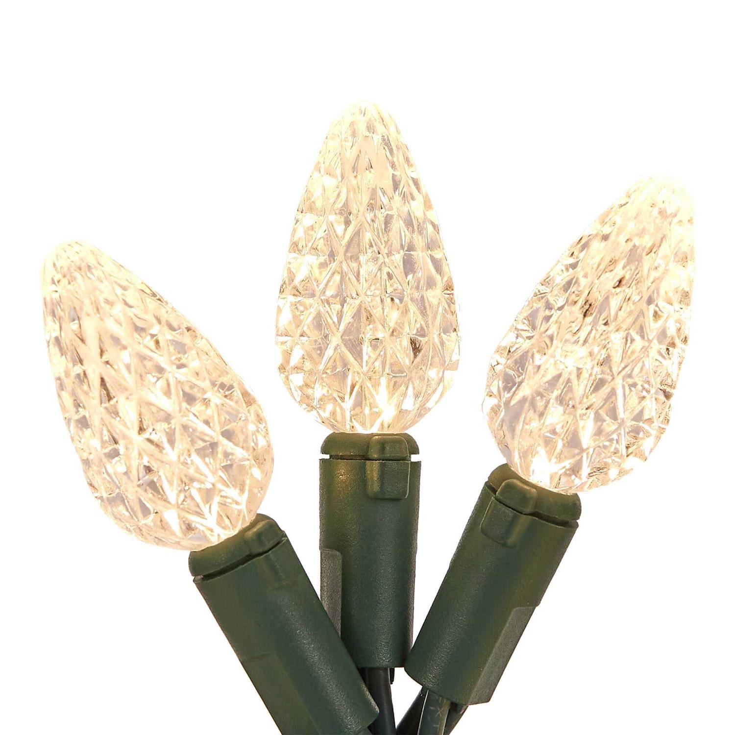 GE Energy Smart 150-Count 49.6-ft White LED Plug-In Christmas String Lights - Image 5