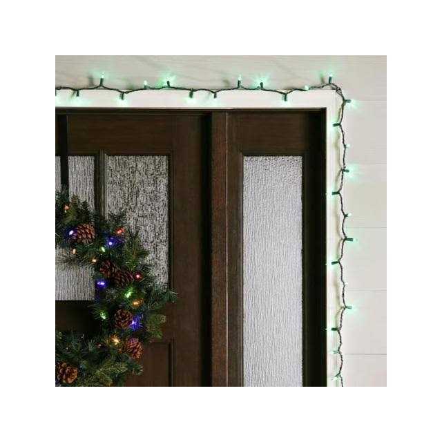 GE StayBright 100-Count 24.7-ft Green LED Plug-In Christmas String Lights 90833LO - Image 4