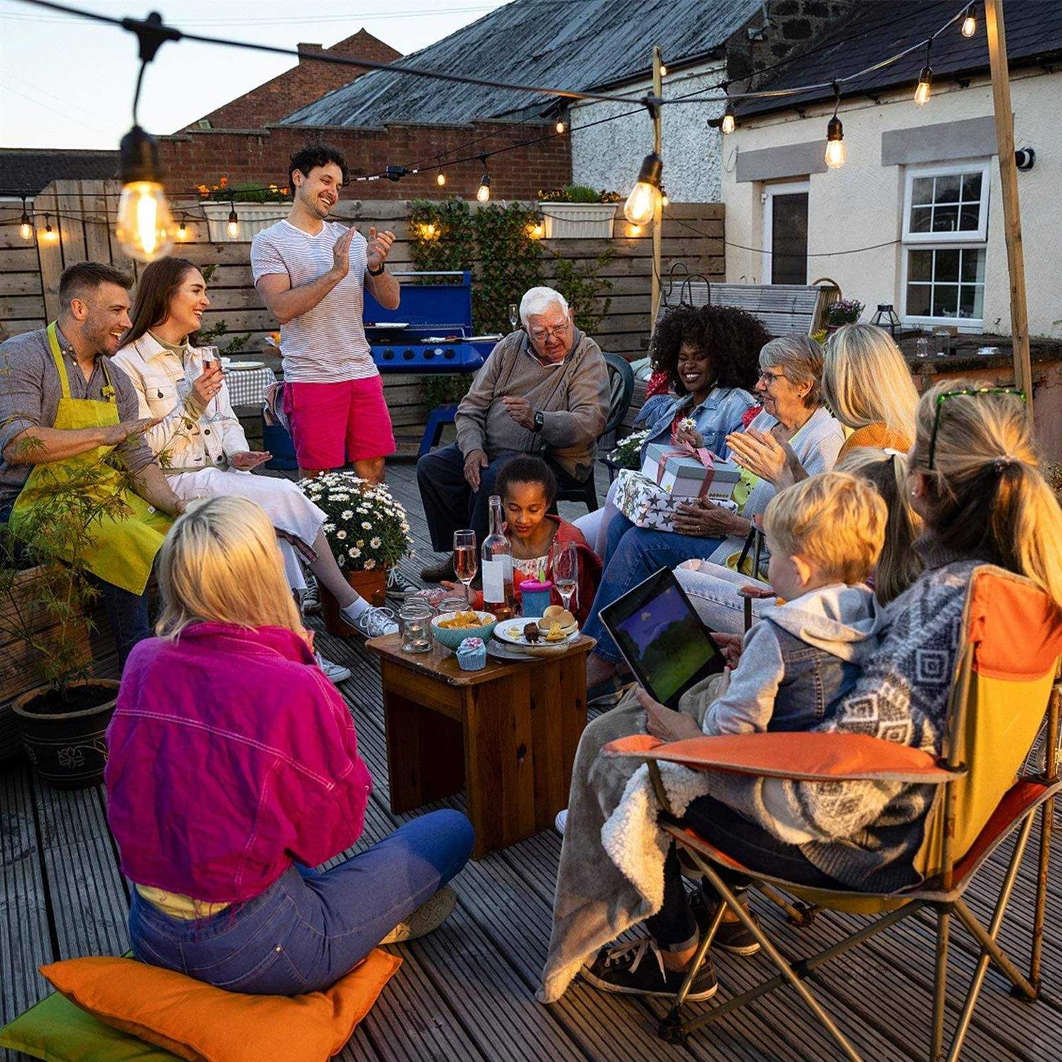 Meconard S14 Led String Light Bulbs Shatterproof Outdoor Replacement Bulbs - Image 3