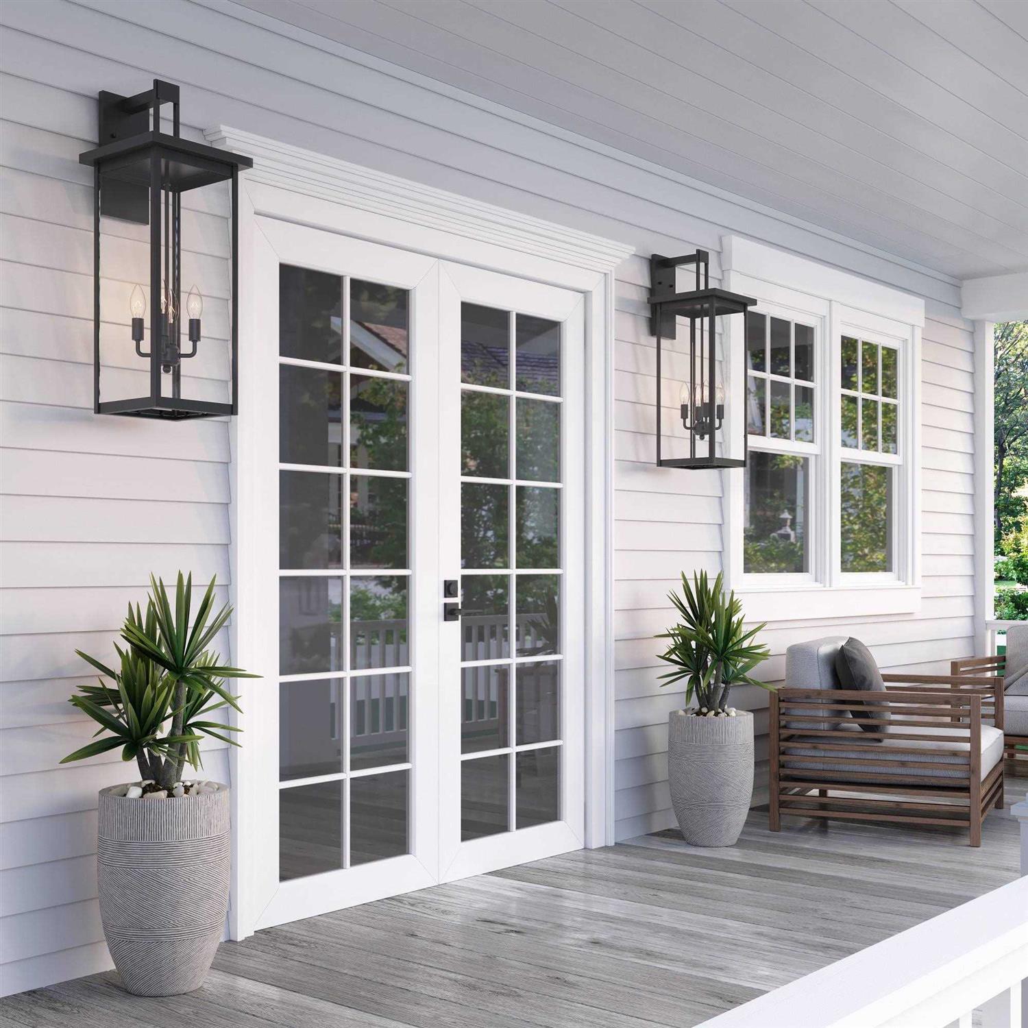 Millennium Barkeley 4 Light 27 Outdoor Wall Bracket Powder Coat - Image 3