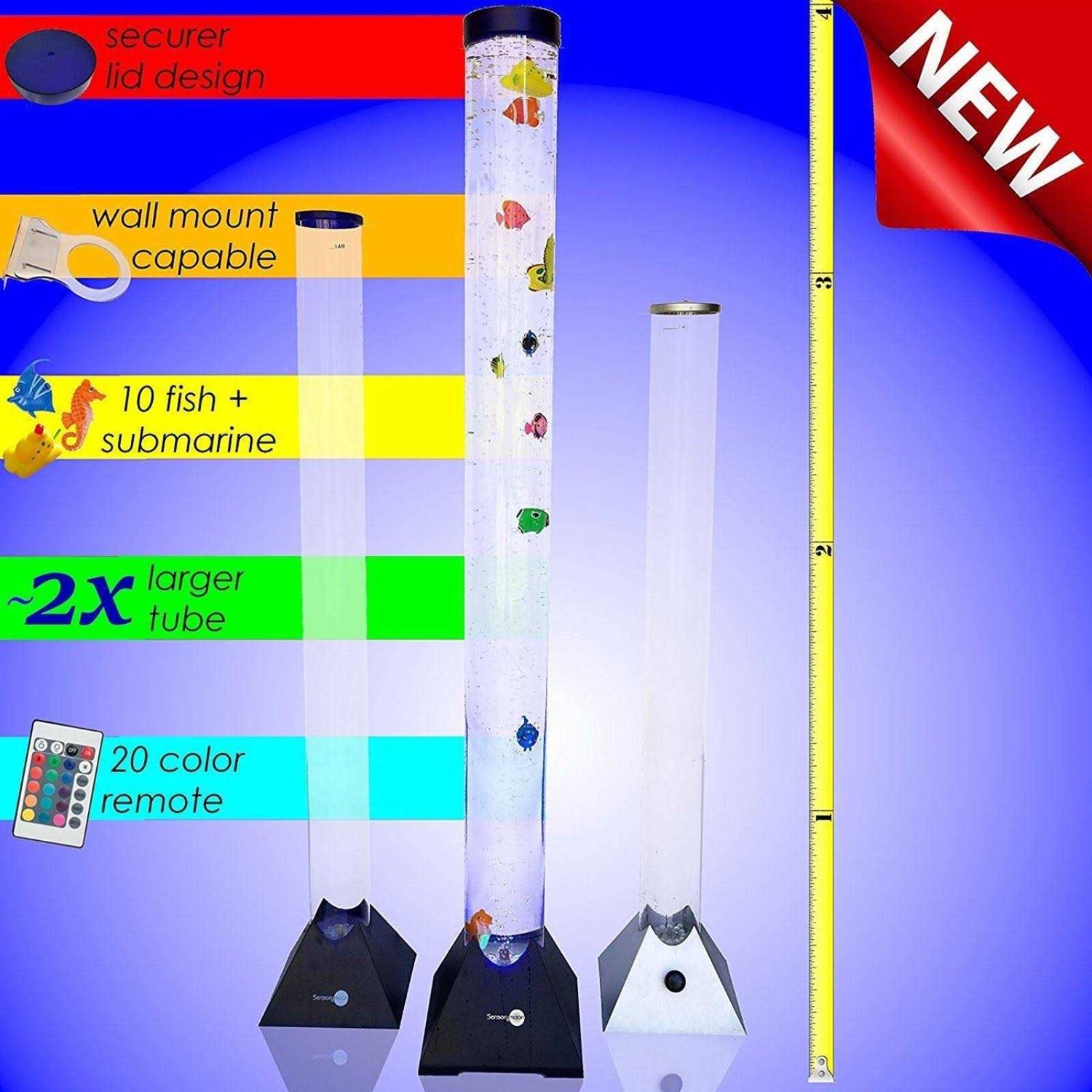 Playlearn Sensory LED Bubble Tube Fake Fishtank - Image 3