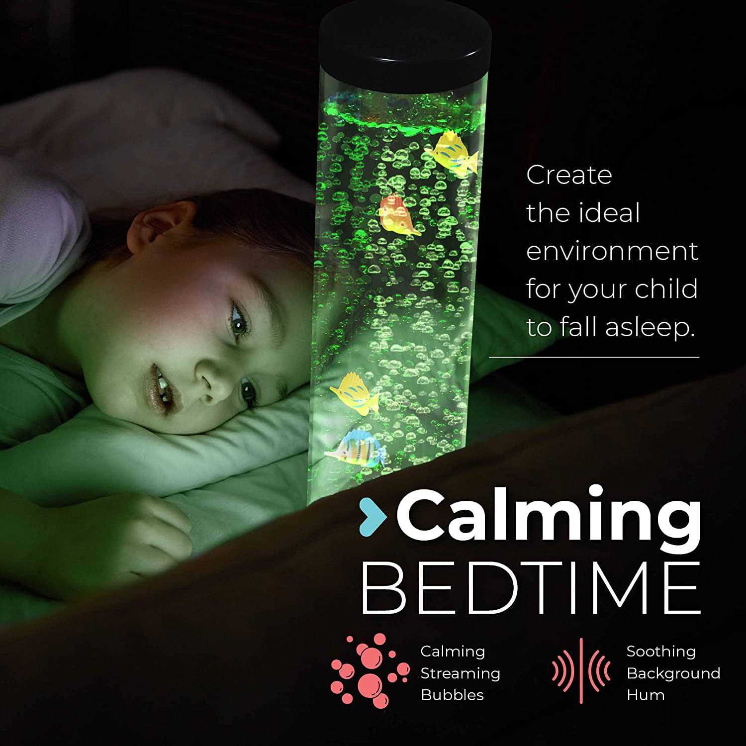 Playlearn Sensory LED Bubble Tube Fake Fishtank - Image 5