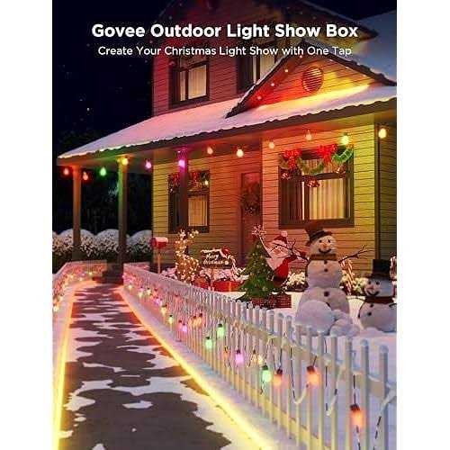 Govee Outdoor Light Show Box, Bluetooth Smart Group Control 10 Devices, IP65 Waterproof, Battery Powered, USB Charged, Support Outdoor and Indoor - Image 5
