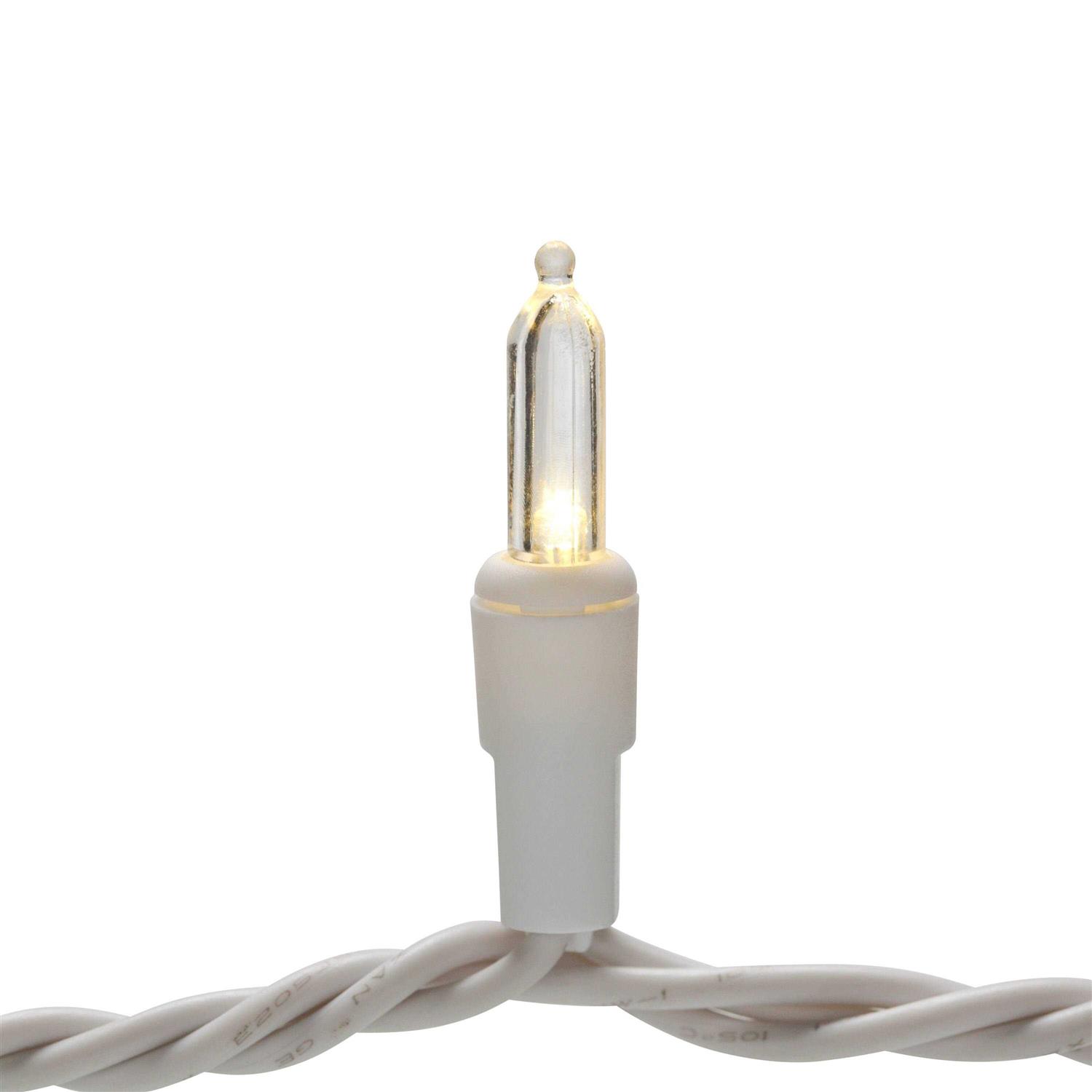 GE StayBright 100-Count 24.7-ft White LED Plug-In Christmas String Lights 91016LO - Image 3