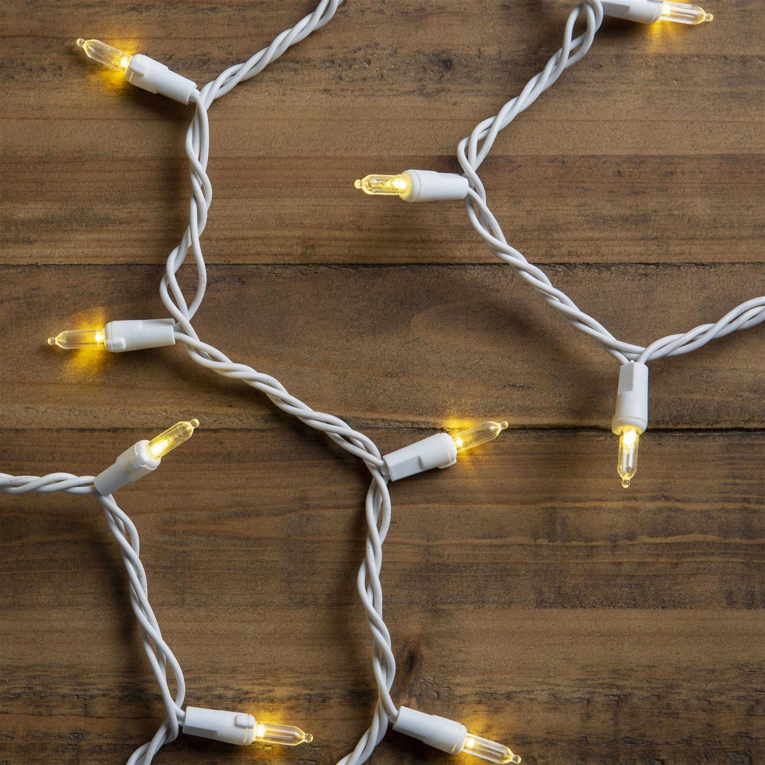 GE StayBright 100-Count 24.7-ft White LED Plug-In Christmas String Lights 91016LO - Image 5