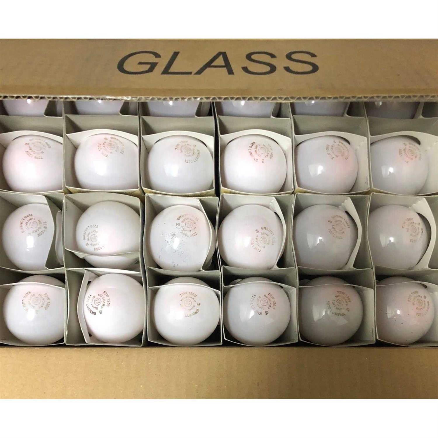 GE Halogen Bulb Globe 72 Watts - Image 4