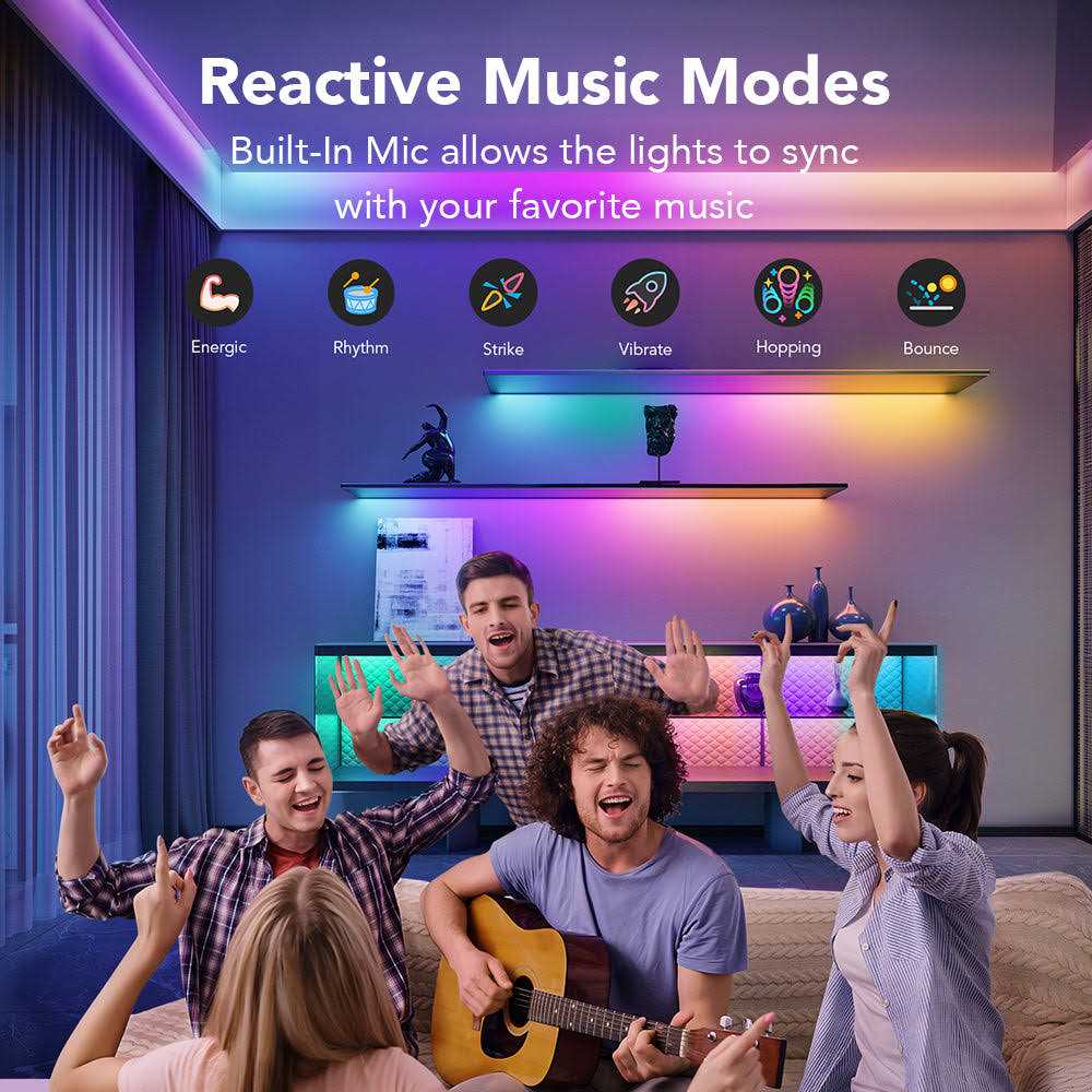 Govee 16.4FT Quality Led Strip Lights Protective Coating H619A2D1-OF-UK - Image 4