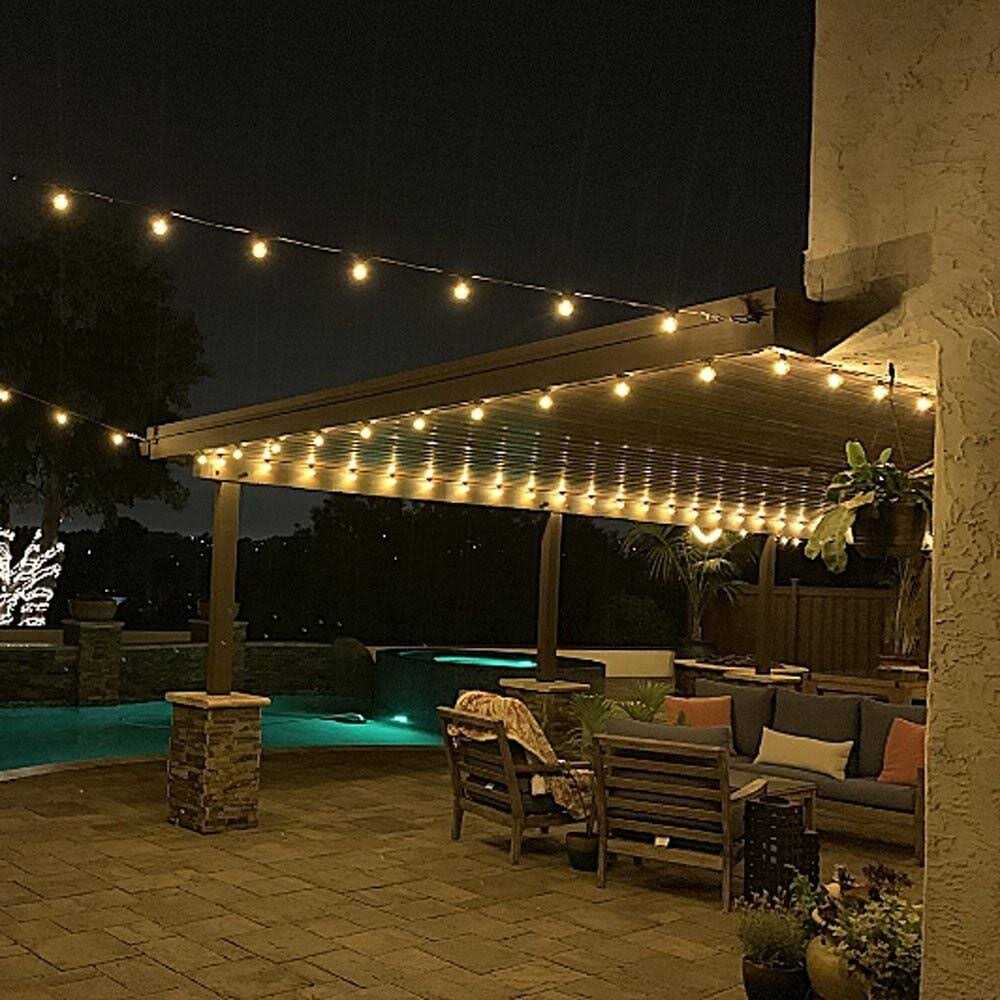 G40 Patio String Lights with 125 Globe Bulbs - Image 5