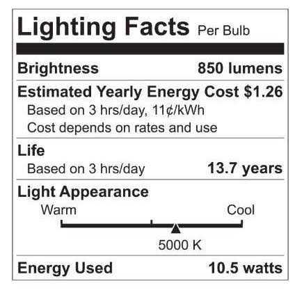 GE Daylight Sun Filled 60w A21 LED Light - Image 3