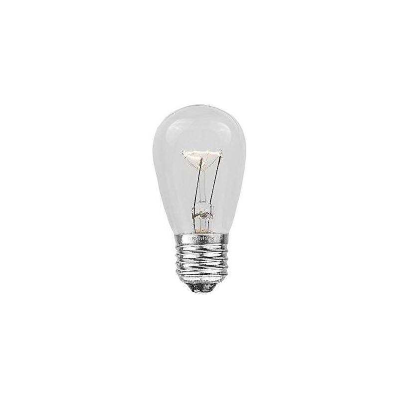 Novelty Lights 25 Pack S14 Outdoor Patio Edison Replacement Bulbs - Image 5