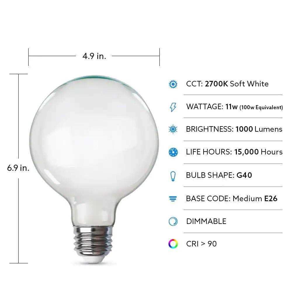 Feit Electric FIL G40 Globe LED Light Bulb - Image 5