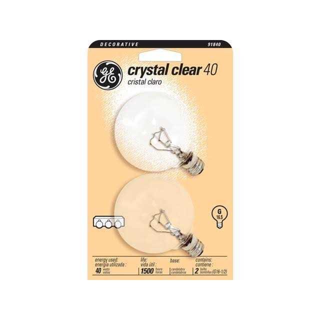 Ge Light Bulbs Candelabra Crystal Clear - Image 4