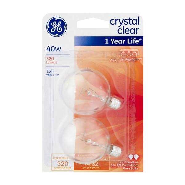 Ge Light Bulbs Candelabra Crystal Clear - Image 5
