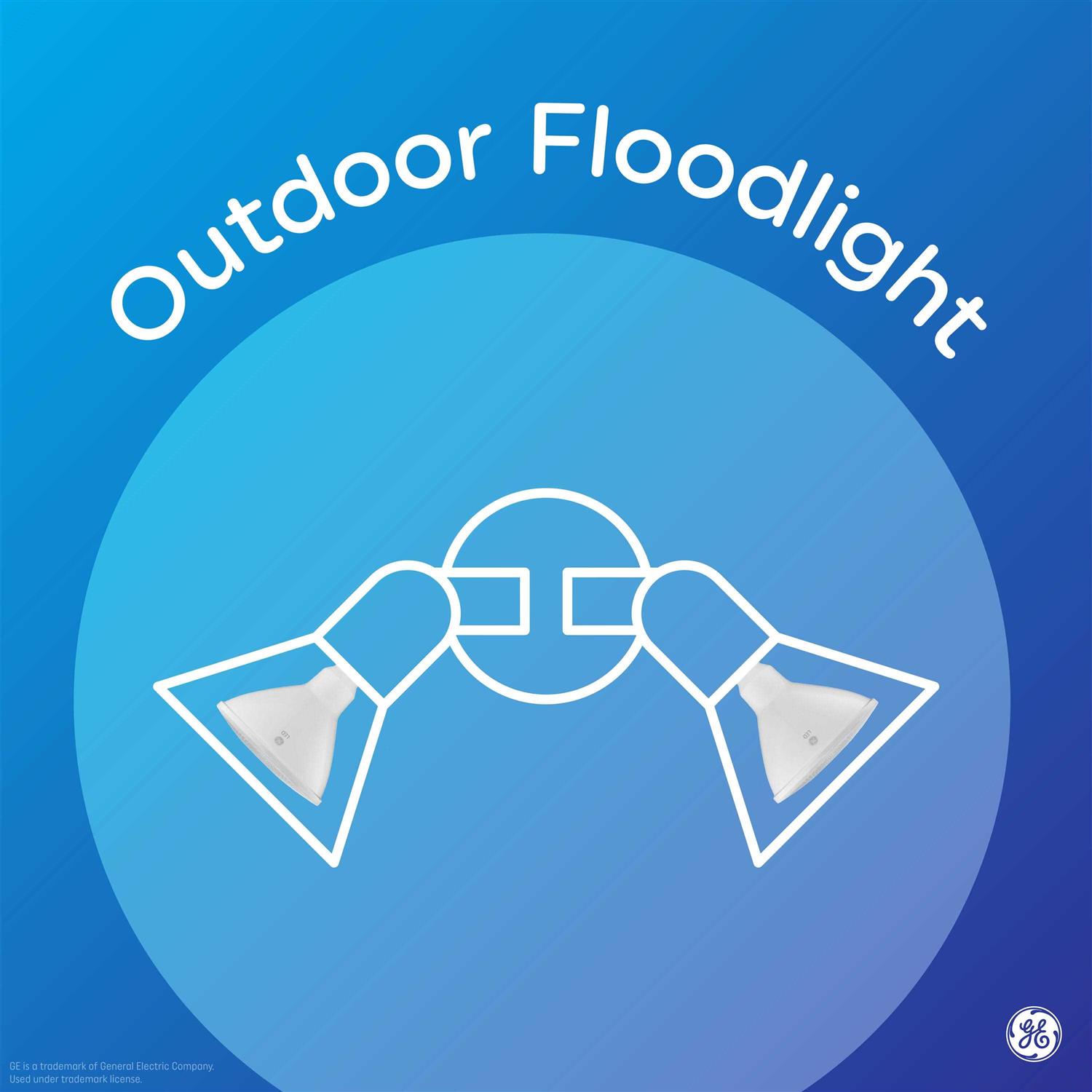 GE 90w Floodlight Led Par38 Medium Base Bulbs - Image 3