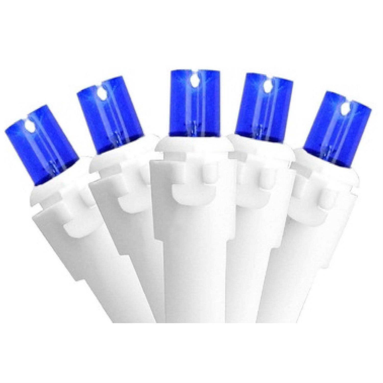 Northlight Set of 100 Blue LED Wide Angle Icicle Christmas Lights - Image 3