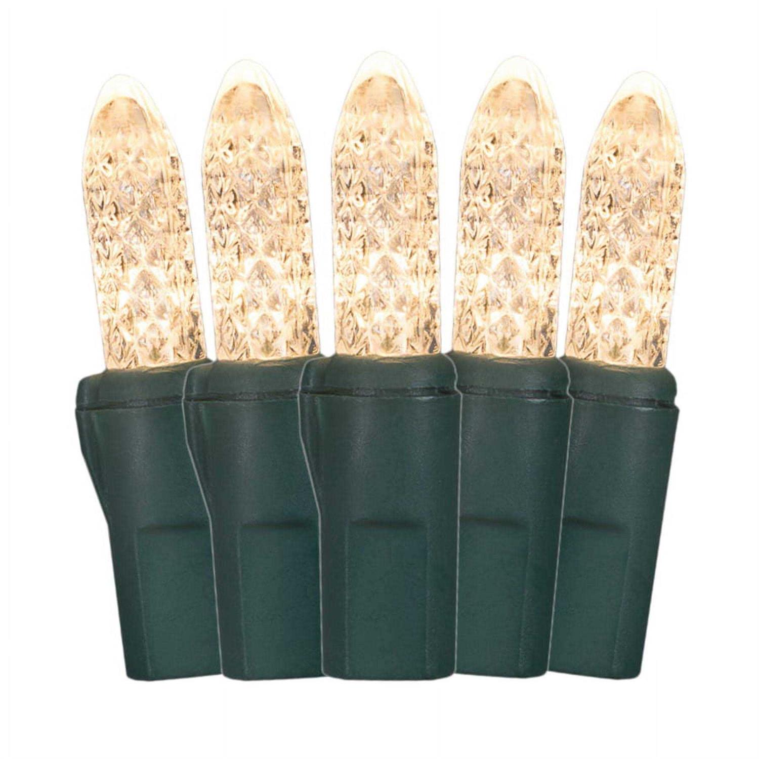 GE Energy Smart 150-Count 49.6-ft White LED Plug-In Christmas String Lights - Image 3