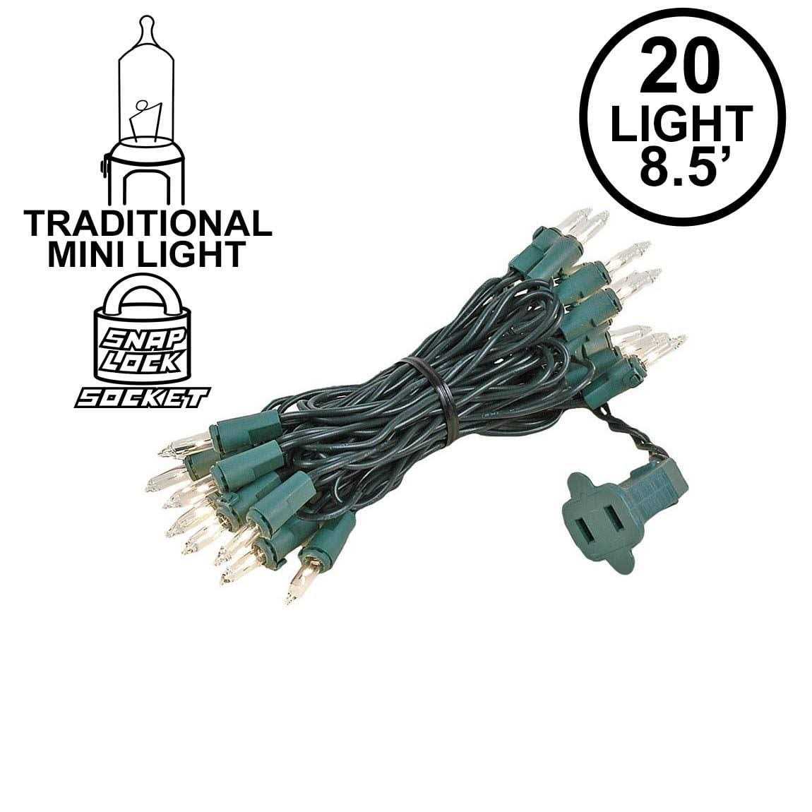 Novelty Lights 20 Light Clear Christmas Craft Mini Light Set - Image 3