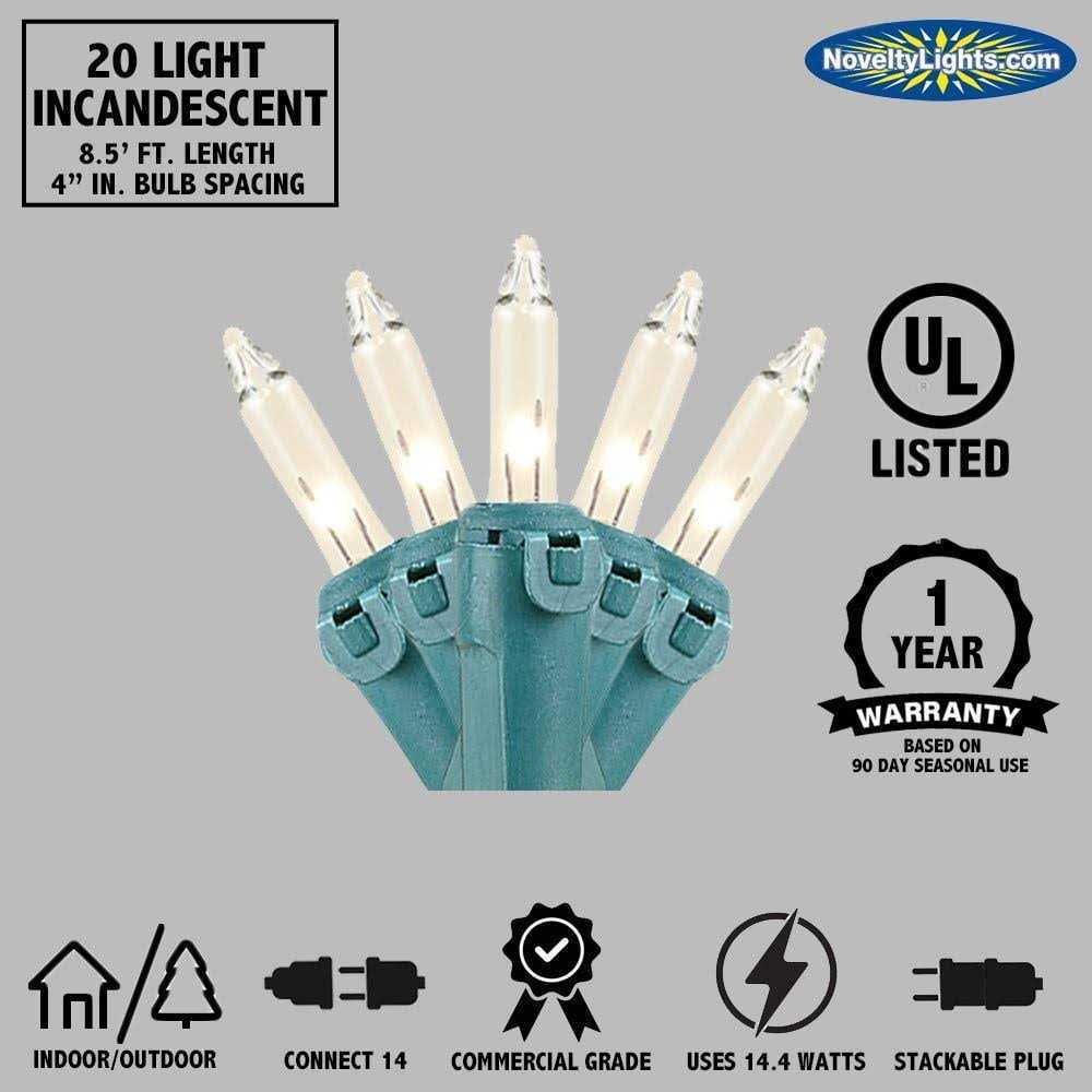 Novelty Lights 20 Light Clear Christmas Craft Mini Light Set - Image 4