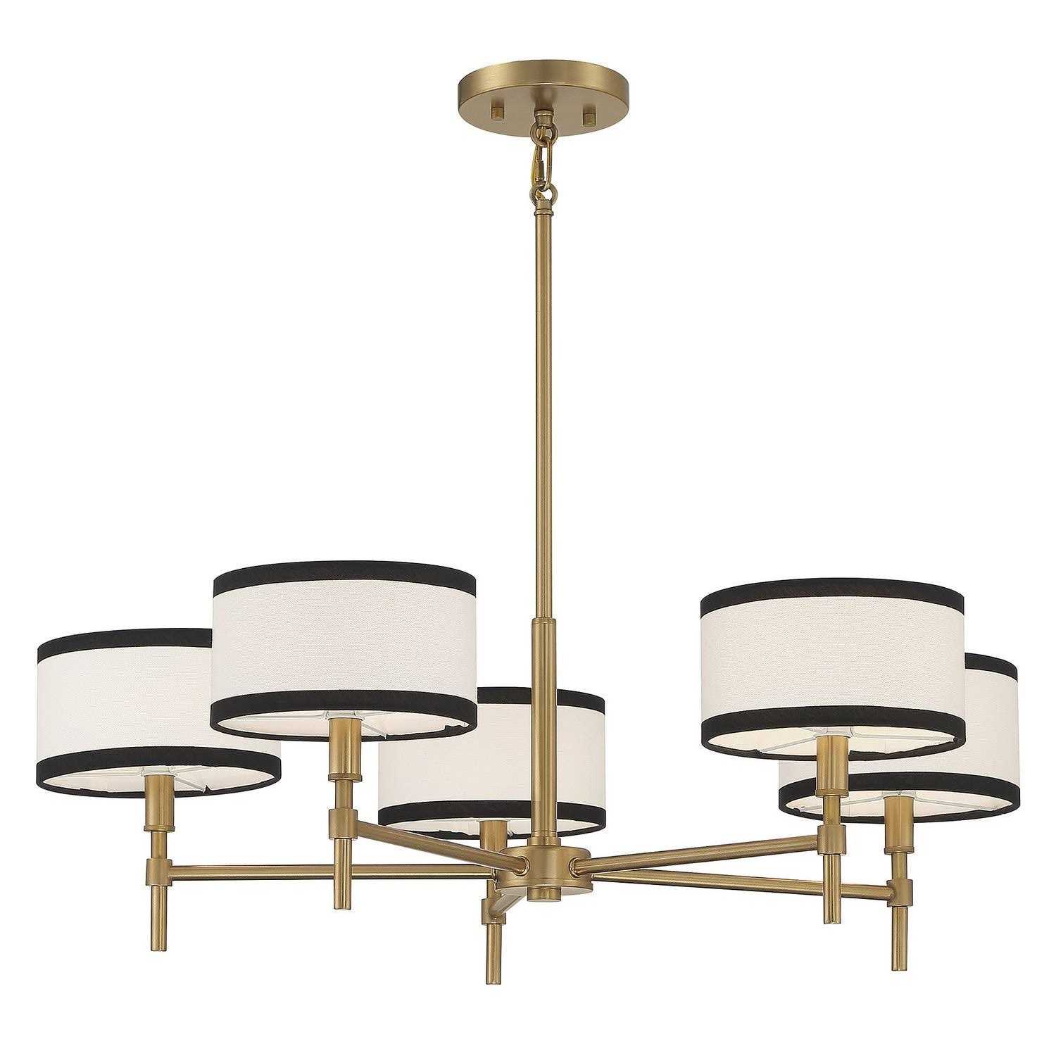 Meridian M100119MBK 6-Light Chandelier - Image 4