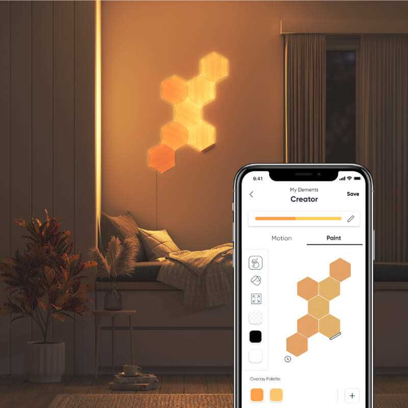 Nanoleaf Elements Wood Look Smarter Kit - Image 5