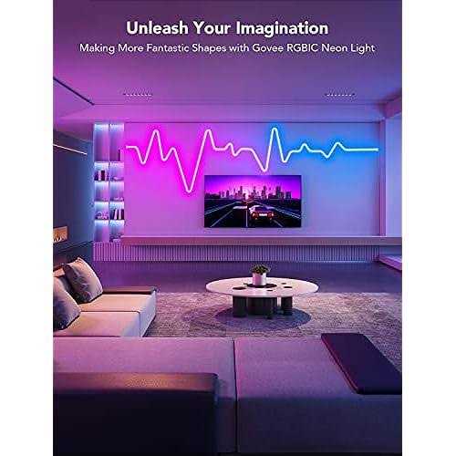 Govee 32.8ft Neon Rope Light Rgbic Rope Lights With Music Sync - Image 5
