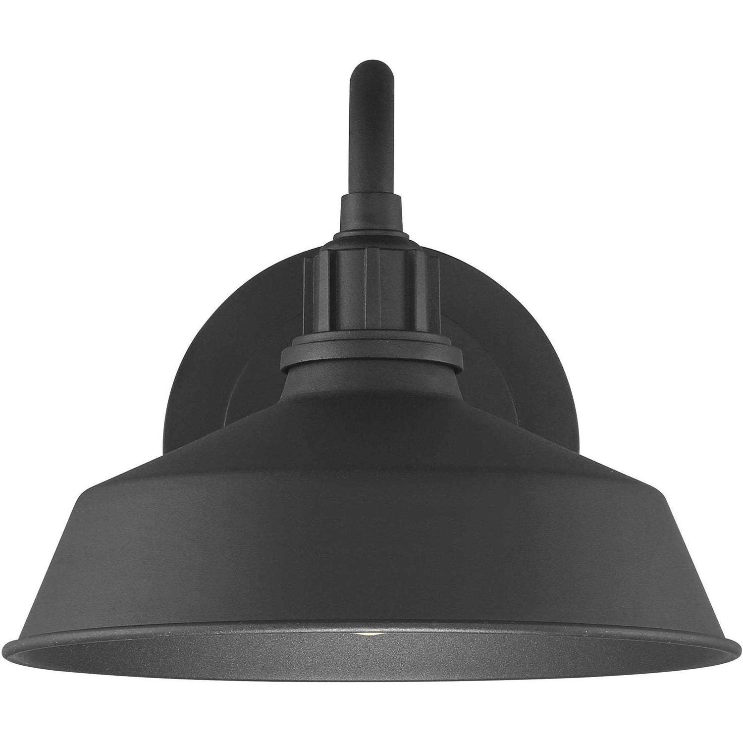 Franklin Iron Works Arnett Rustic Farmhouse Outdoor Barn Light Fixture Black Dusk to Dawn Gooseneck 10 1/2 for Post Exterior Barn Deck House Porch - Image 3