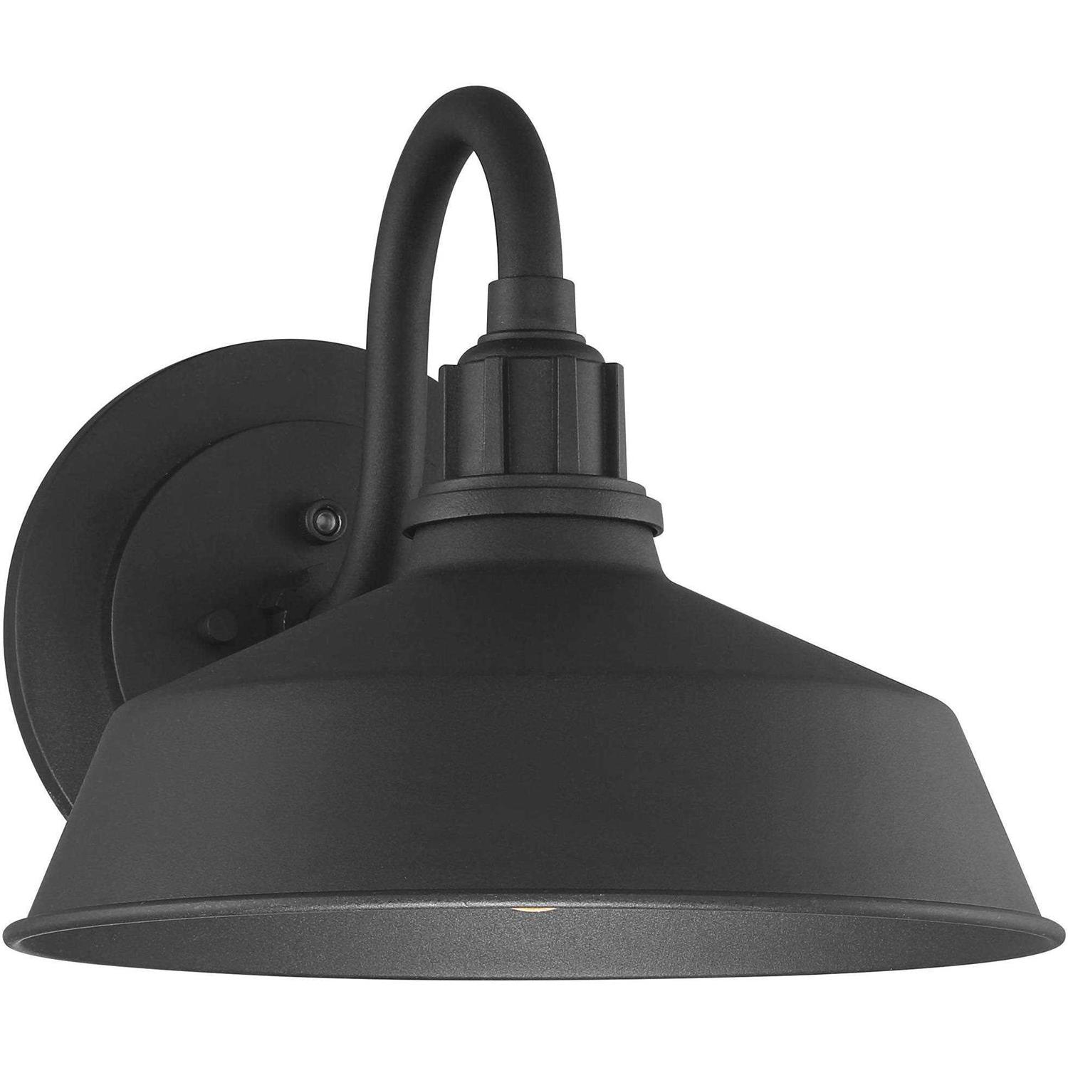 Franklin Iron Works Arnett Rustic Farmhouse Outdoor Barn Light Fixture Black Dusk to Dawn Gooseneck 10 1/2 for Post Exterior Barn Deck House Porch - Image 5