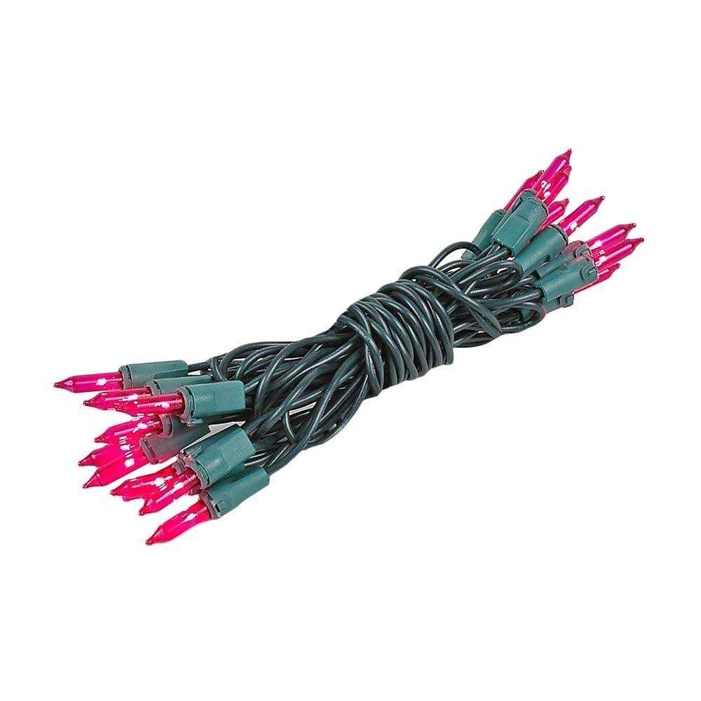 Green Wire Mini Lights 20 Light 8.5 Ft - Image 4