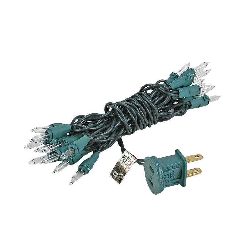 Green Wire Mini Lights 20 Light 8.5 Ft - Image 5
