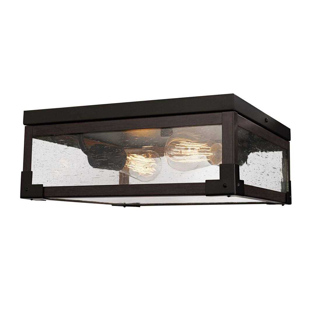 Gartman 2 Light 13 Lantern Square Flush Mount Breakwater Bay - Image 3