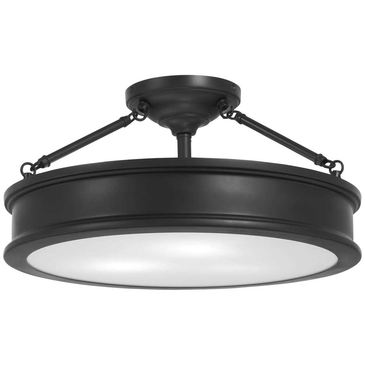 Minka Lavery Harbour Point 3 Light Semi Flush Mount 4177 - Image 4