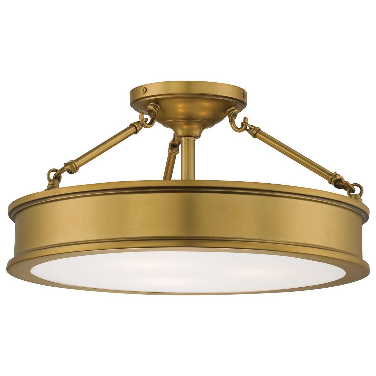 Minka Lavery Harbour Point 3 Light Semi Flush Mount 4177 - Image 5
