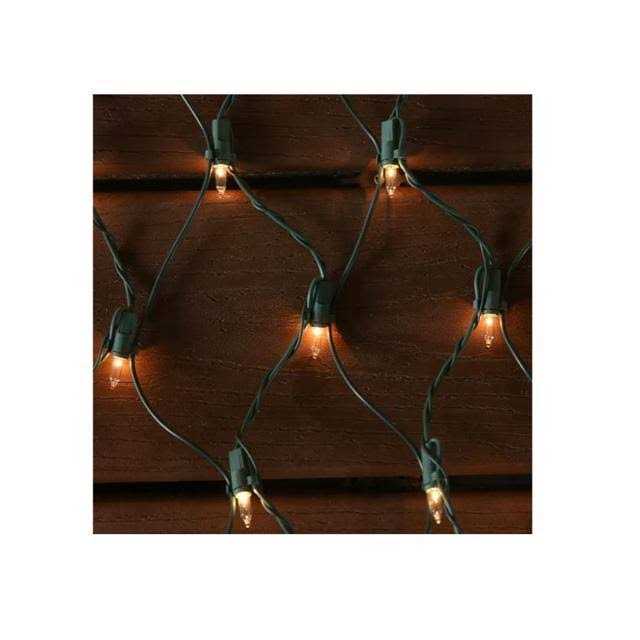 GE ConstantON 300 6-ft x 4-ft Constant Clear Christmas Net Lights - Image 5