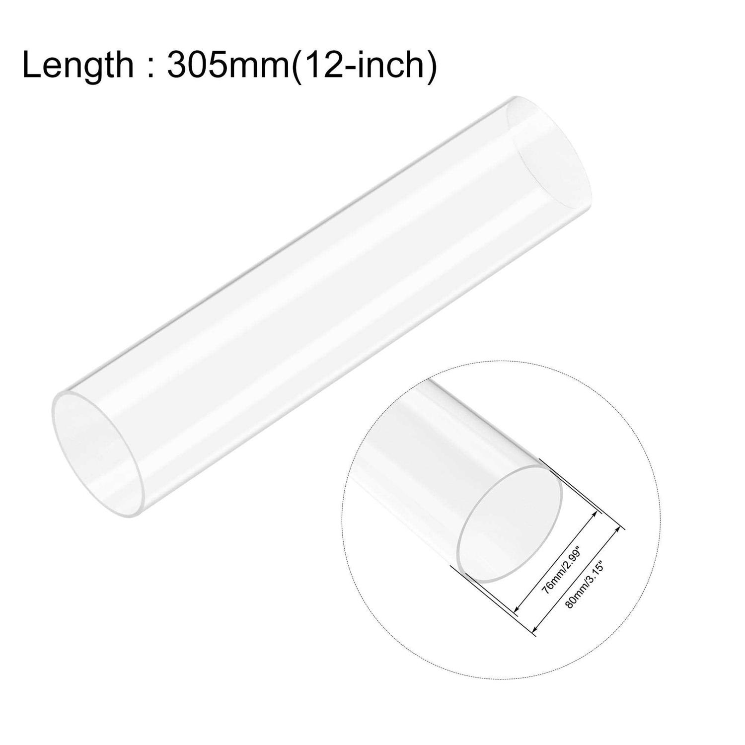 Harfington Acrylic Pipe Clear Rigid ID OD - Image 3