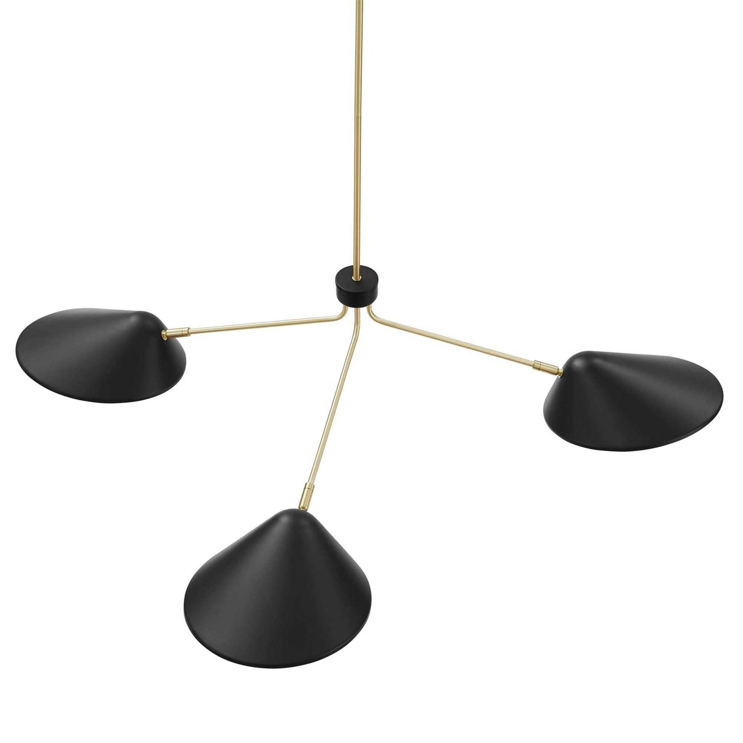 Modway Journey 3-Light Arm Pendant - Image 3