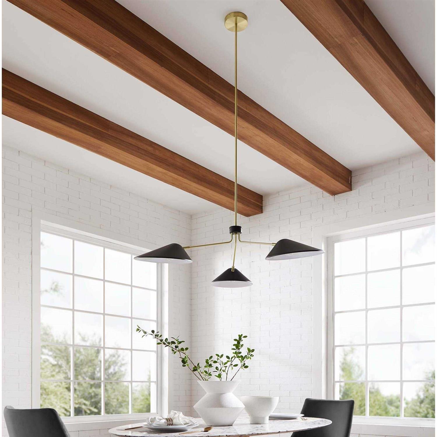 Modway Journey 3-Light Arm Pendant - Image 5