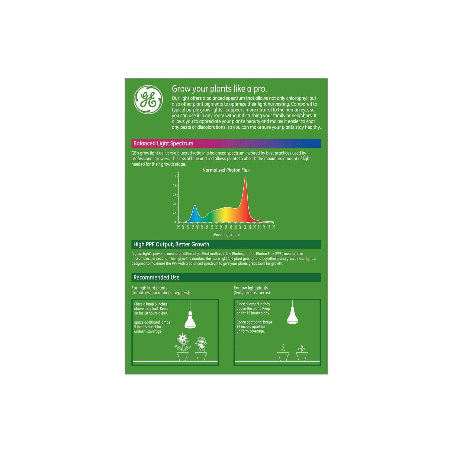 GE Grow Light LED Bulb - Image 4