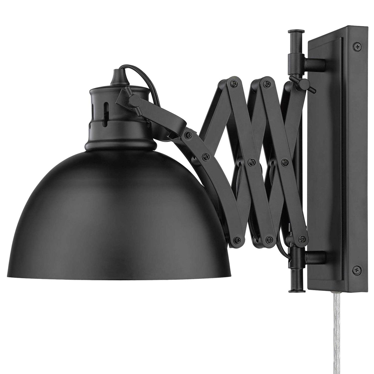 Golden Lighting Hawthorn 1-Light Wall Sconce 3824-A1W - Image 3