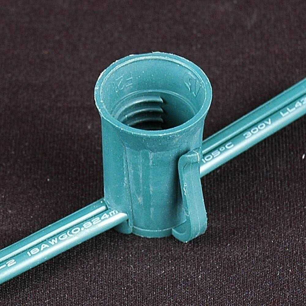 Novelty Lights 10 Foot C9 Outdoor String Light Christmas Stringer - Image 4