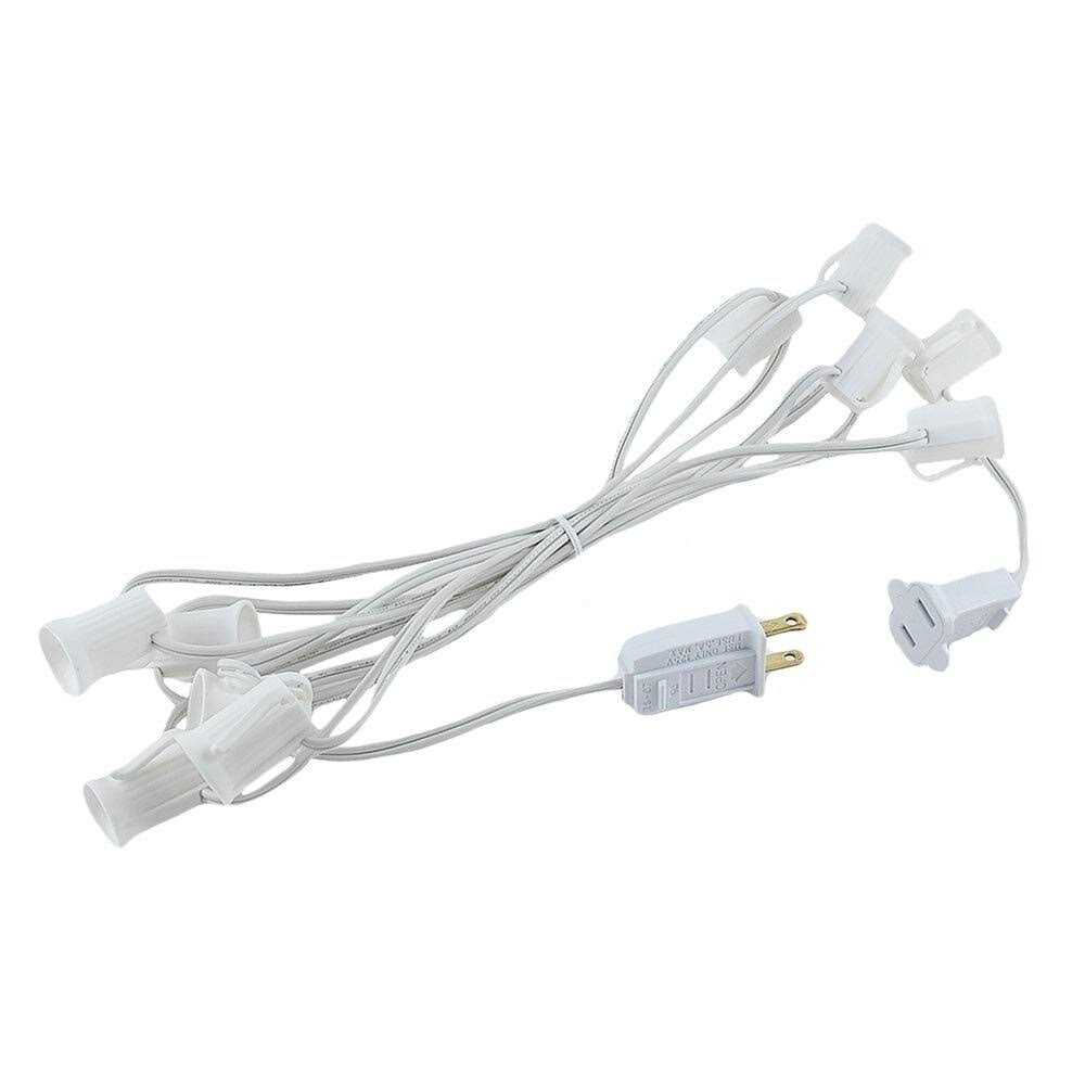 Novelty Lights 10 Foot C9 Outdoor String Light Christmas Stringer - Image 5